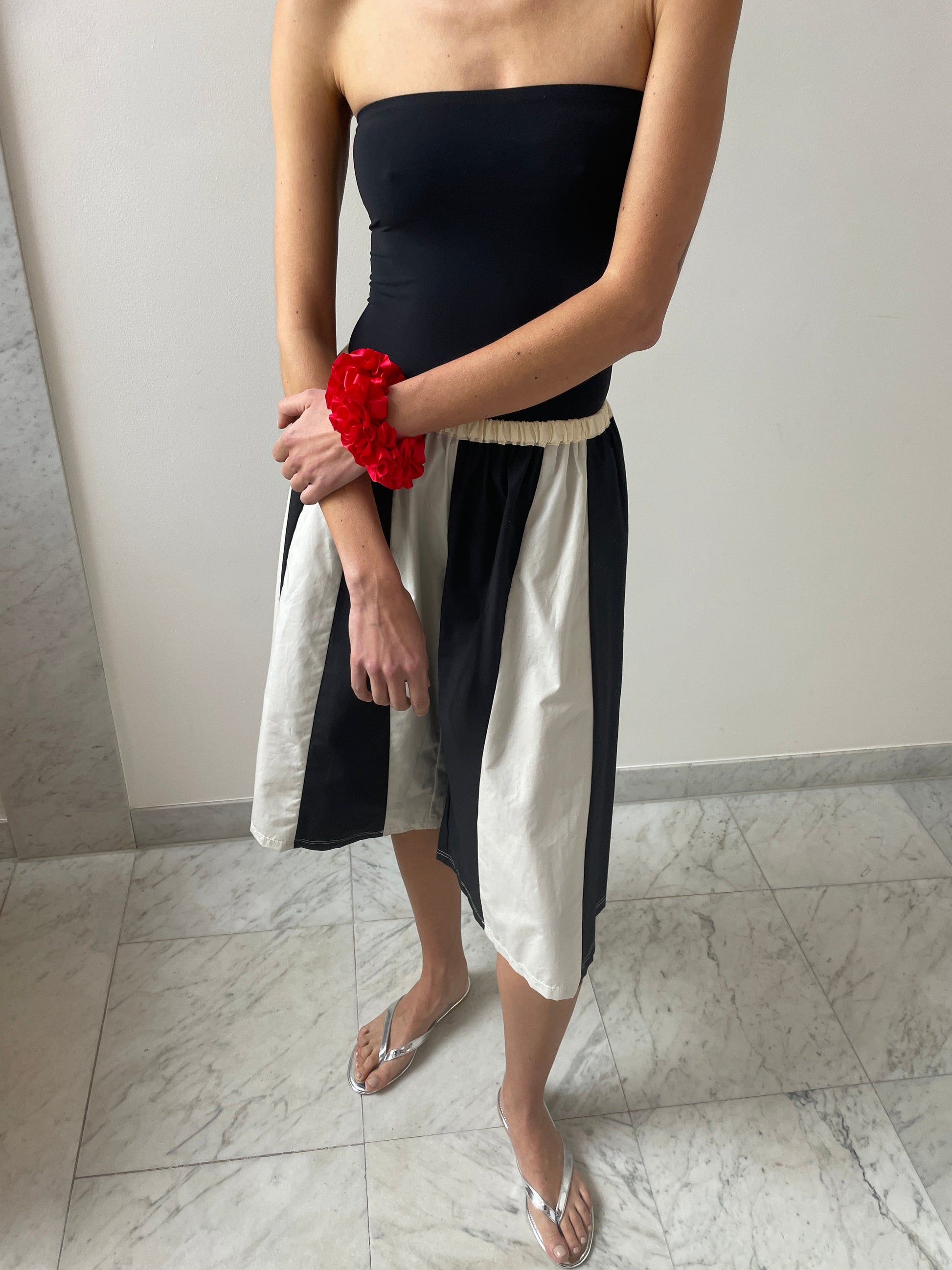 Carnation Scrunchie, Hot Red MARYAM NASSIR ZADEH
