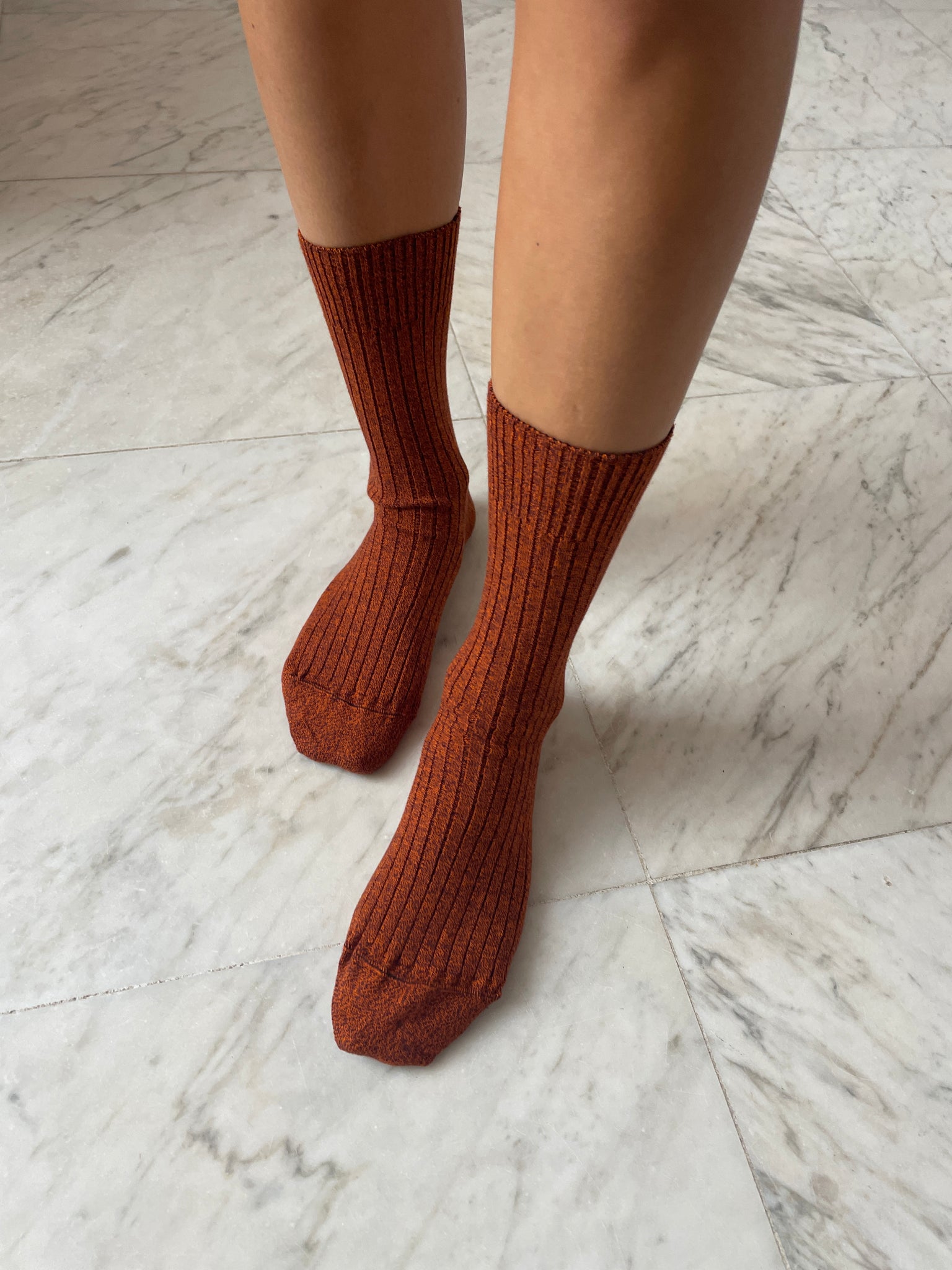 Rib Overankle Socks