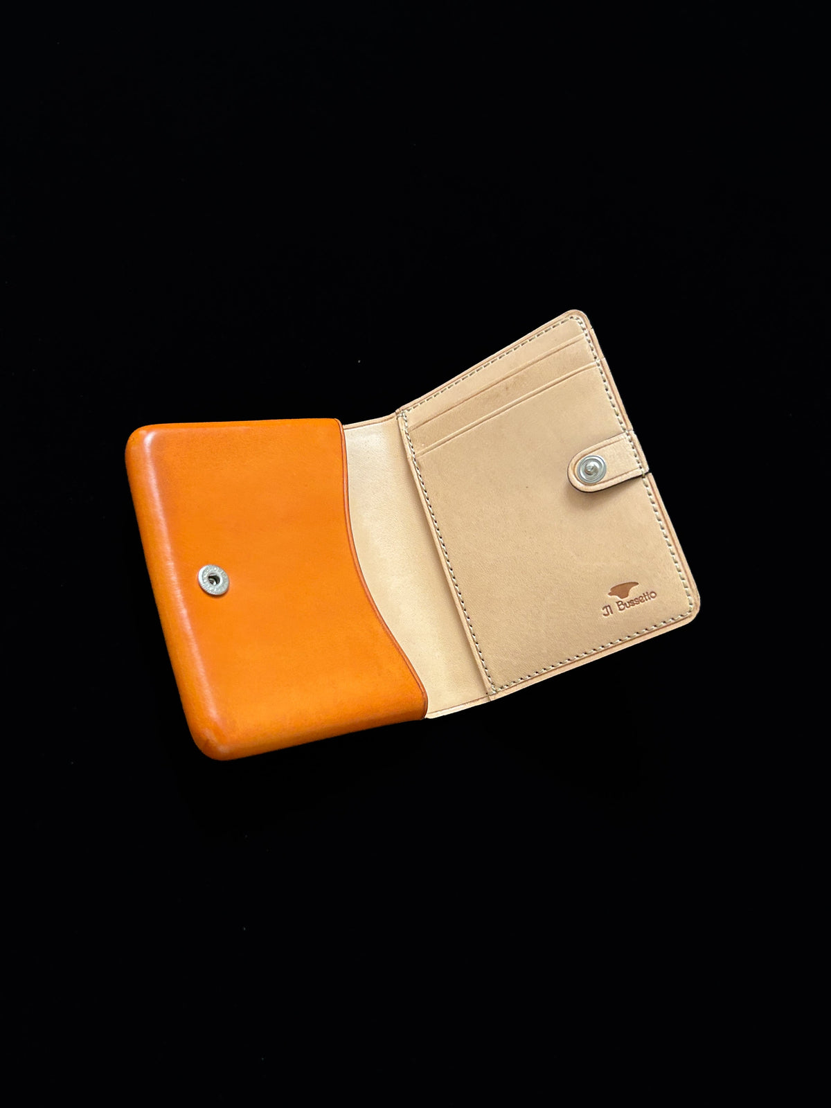 Small Wallet, Vibrant Orange Il Bussetto