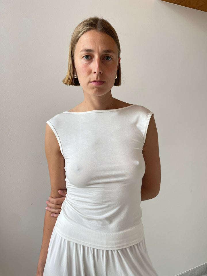 Recline Bateau Sleeveless, Natural KYE INTIMATES