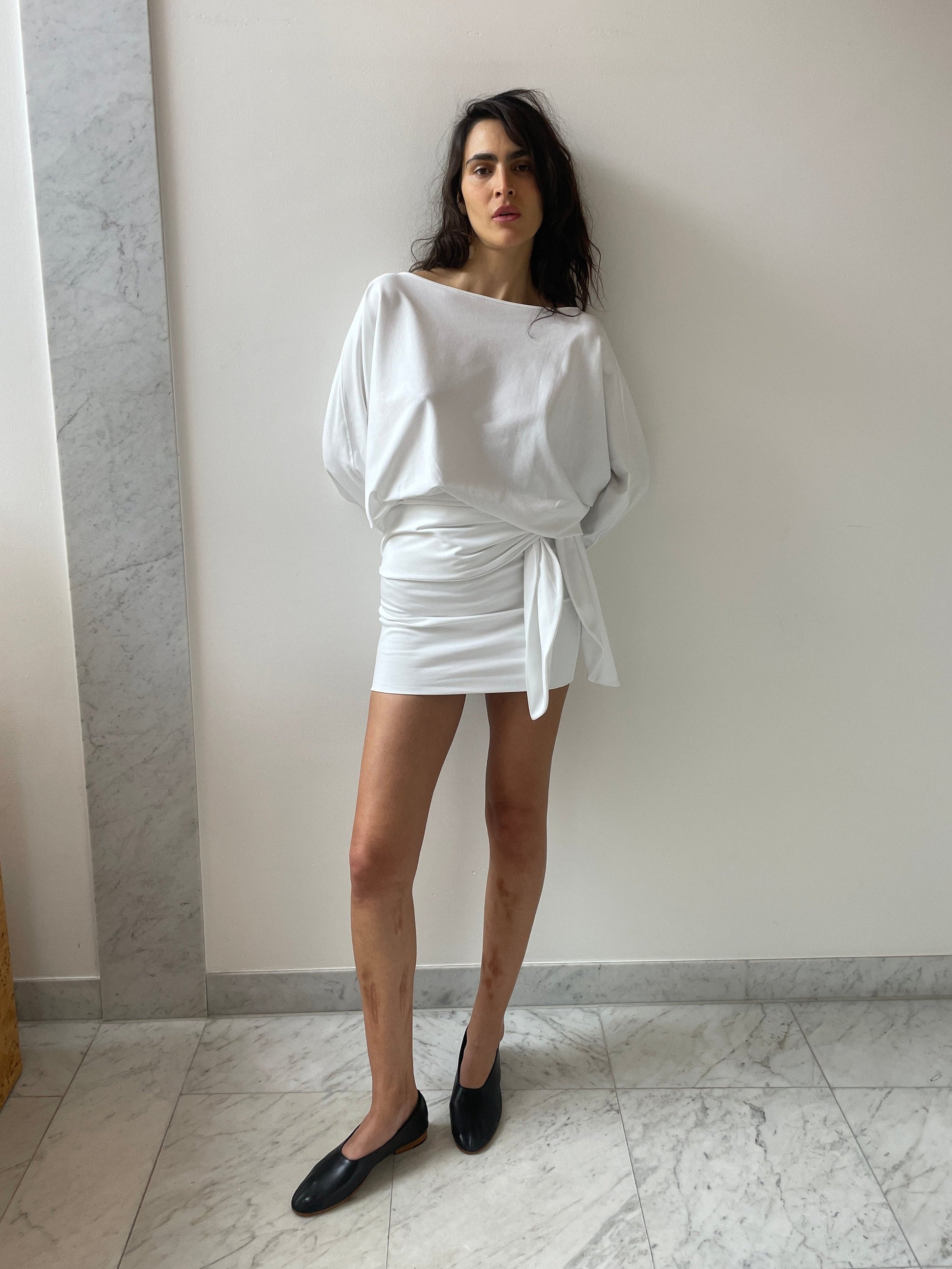 Helena Dress, White LAMIA LAGHA