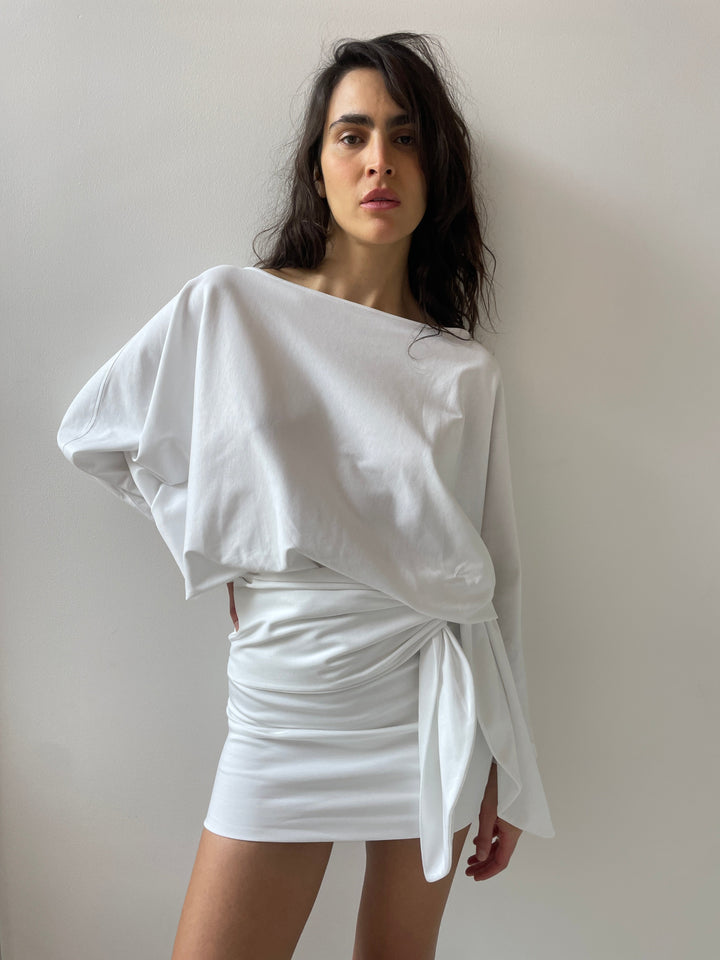 Helena Dress, White LAMIA LAGHA