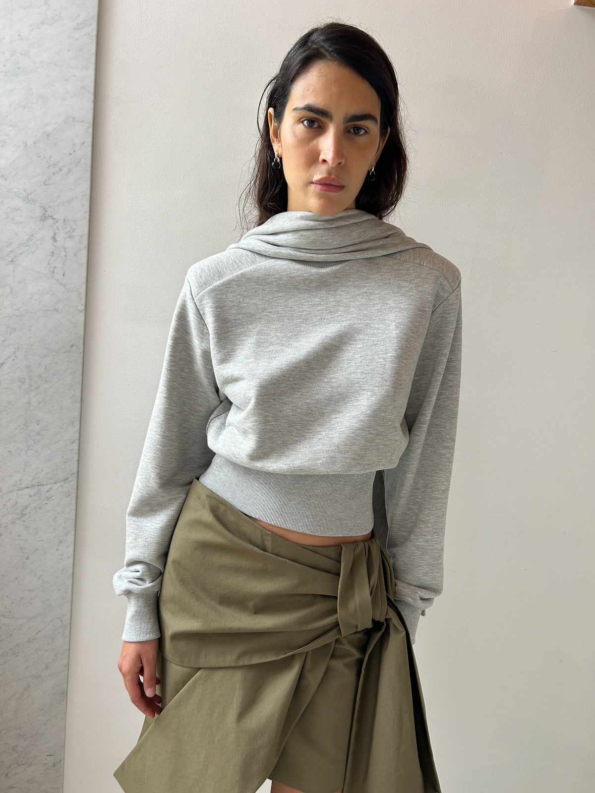 Lia Sweatshirt, Grey Melange