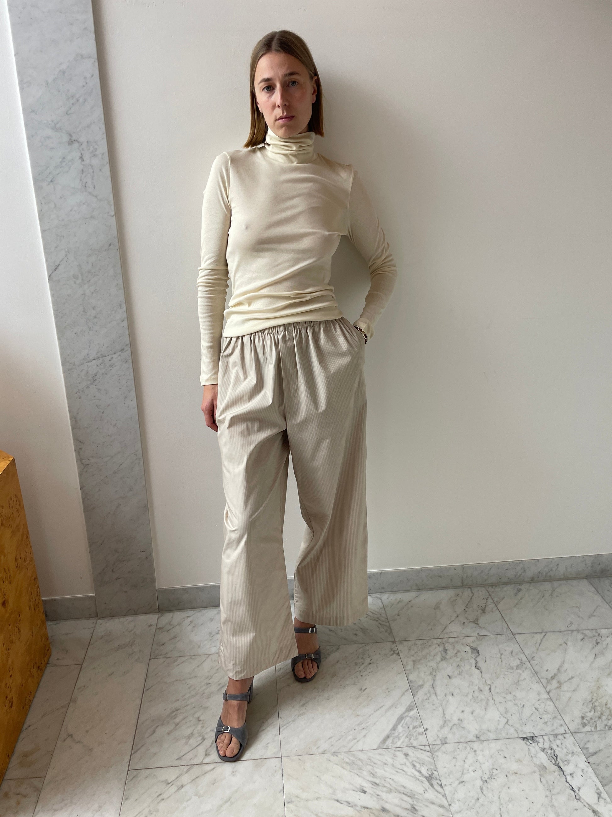 Claude Pants, Brown Stripe BASERANGE