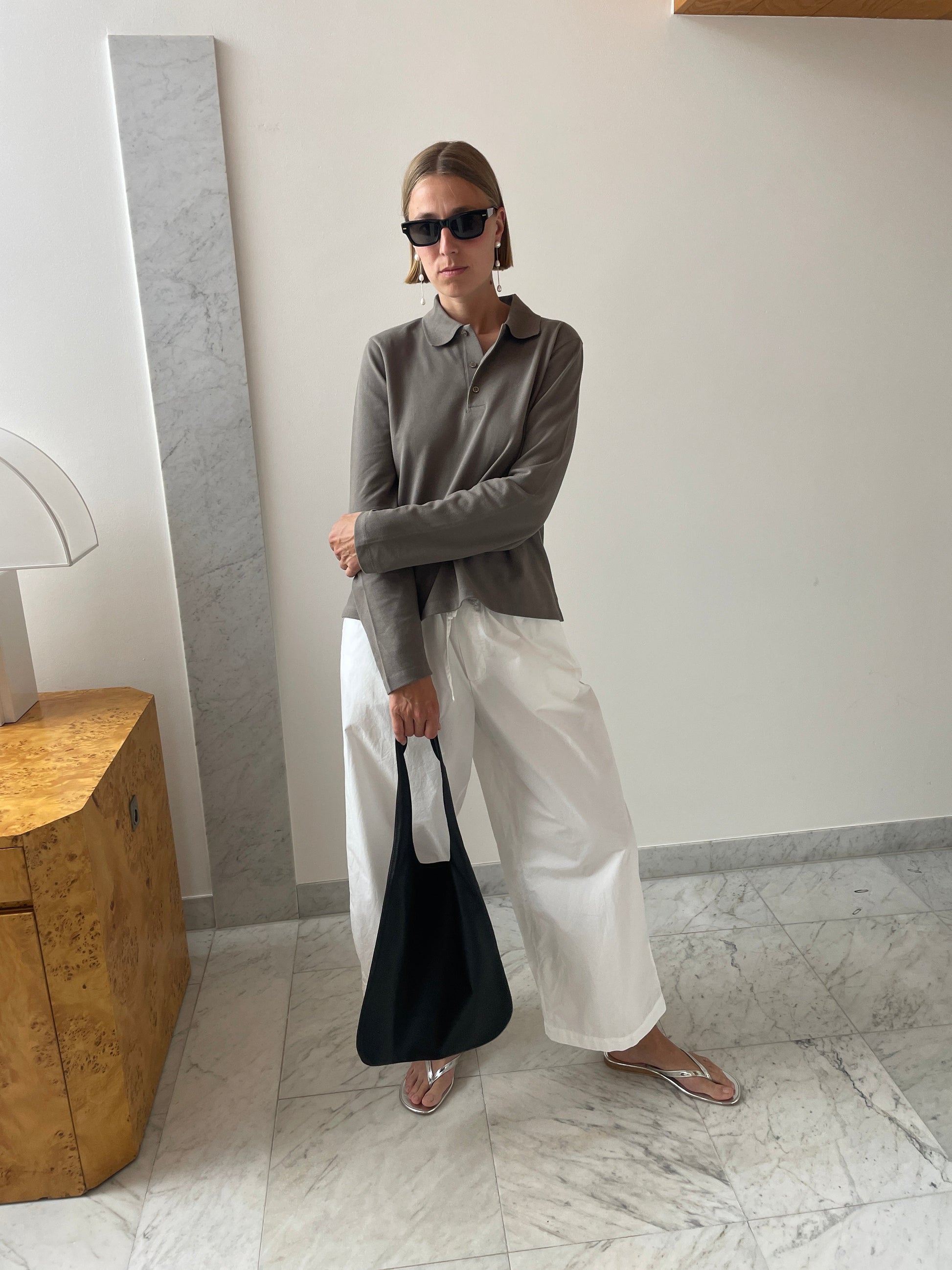 Leather Tote, Black PIEN STUDIOS