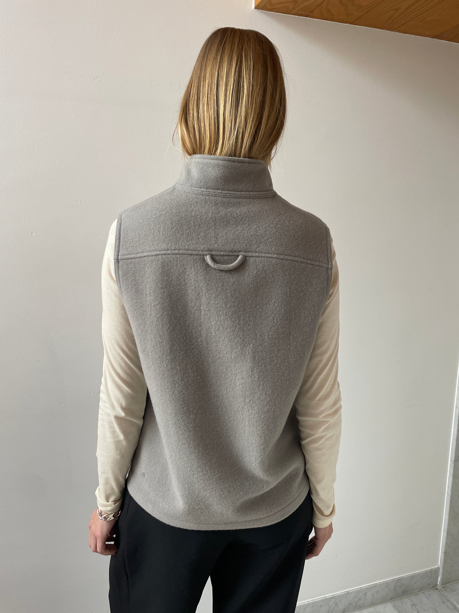 Polar Fleece Gilet, Fog RIER