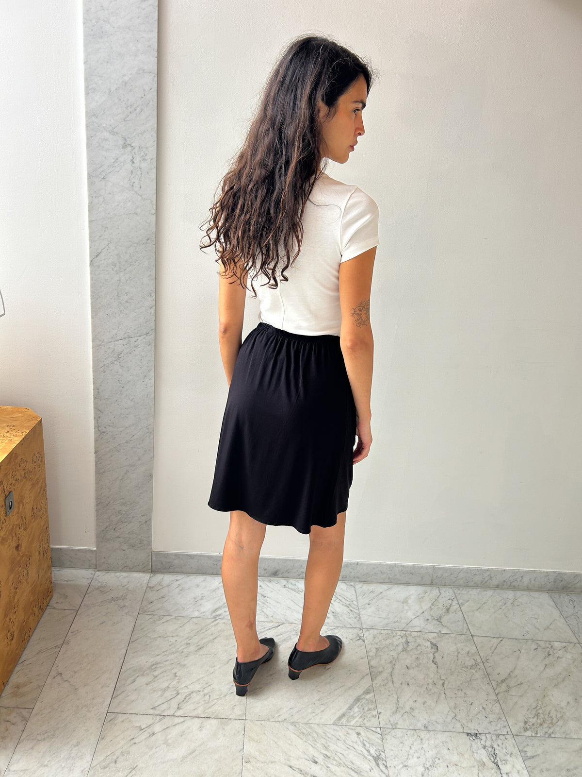 Recline Skirt, Black