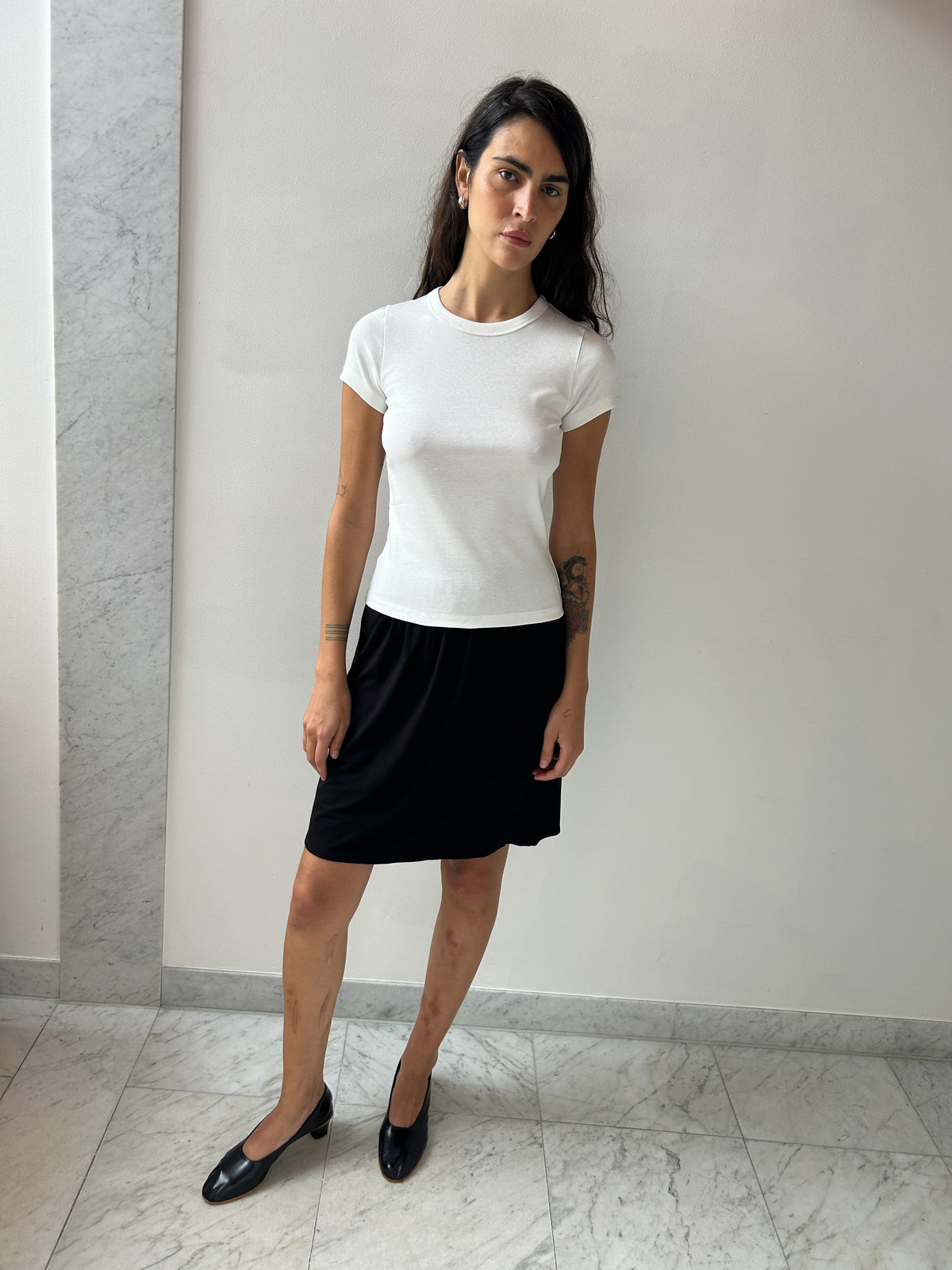 Recline Skirt, Black