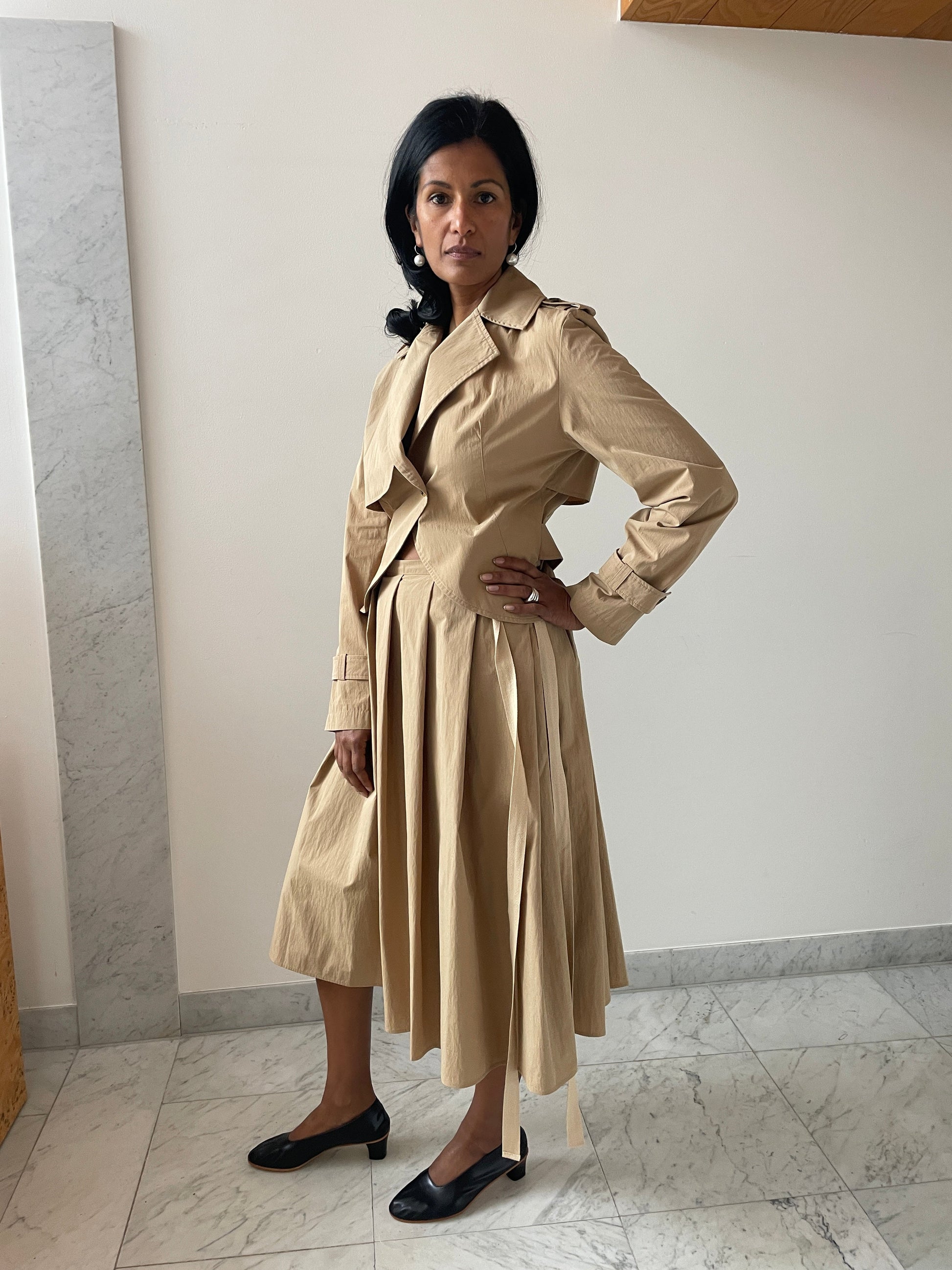 Anne Cropped Jacket, Camel Renaissance Renaissance