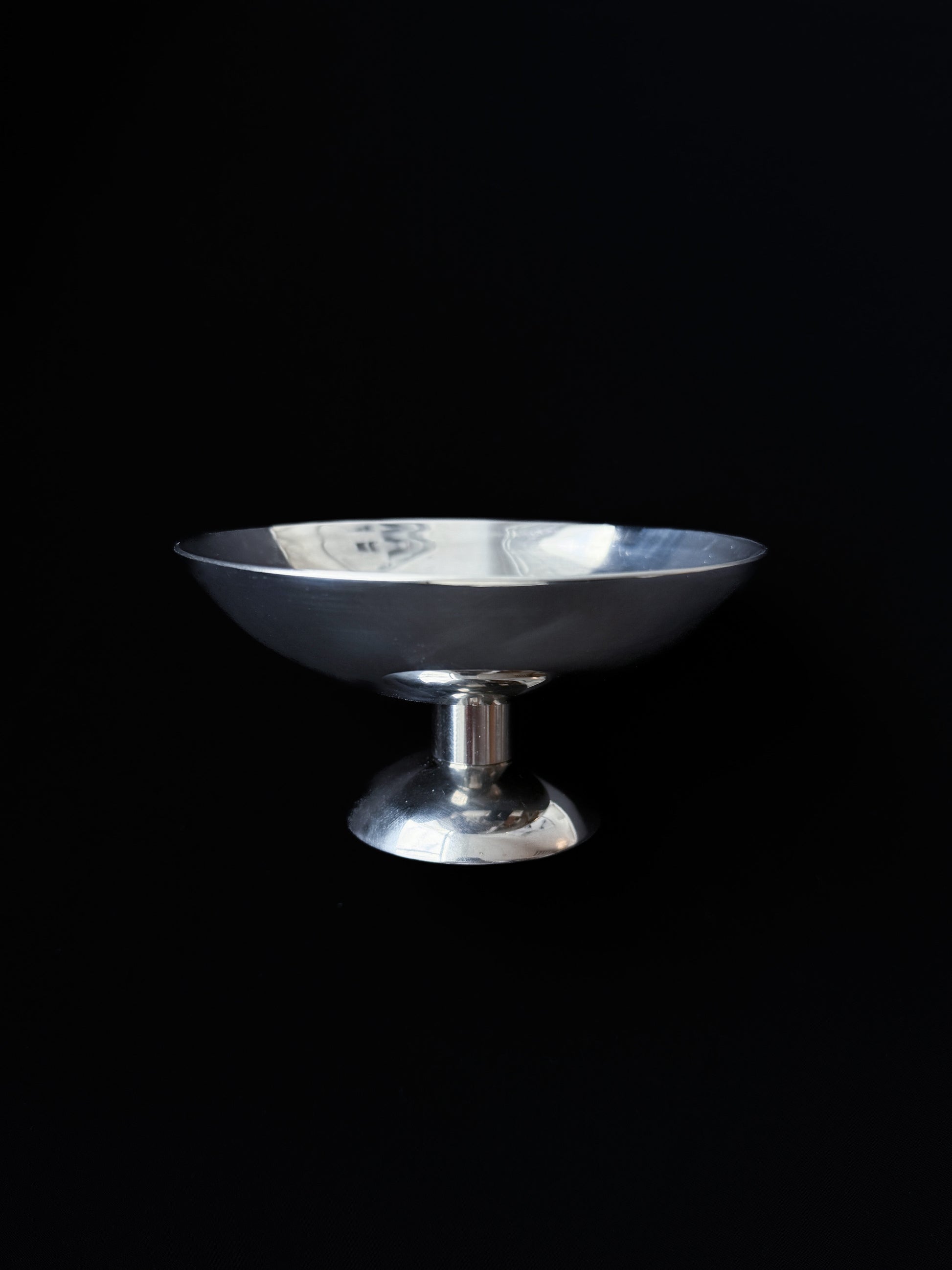Metal Champagne Coupe Low, Polished Stainless Steel Louise Roe