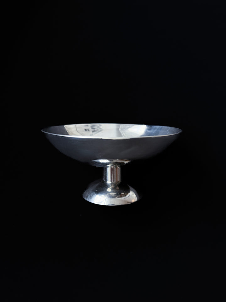 Metal Champagne Coupe Low, Polished Stainless Steel Louise Roe