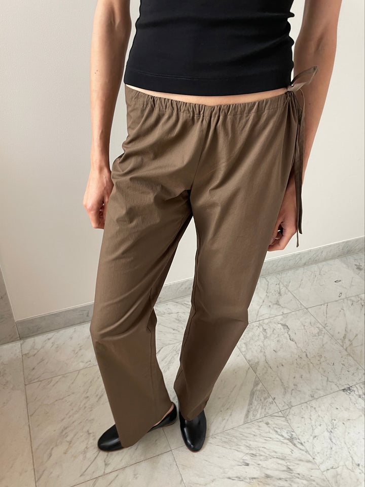 Tie Pants, Chocolate Brooke Callahan