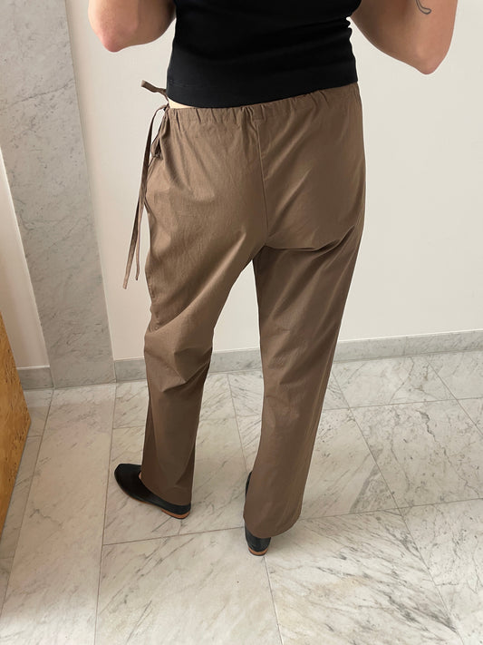 Tie Pants, Chocolate Brooke Callahan