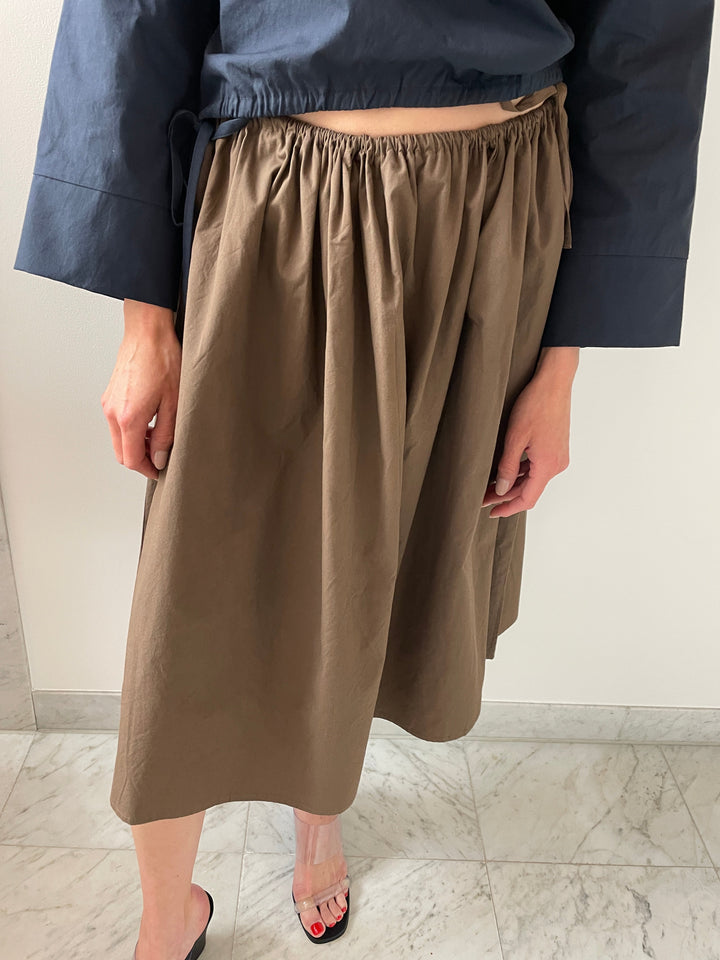 Tie Skirt, Chocolate Brooke Callahan