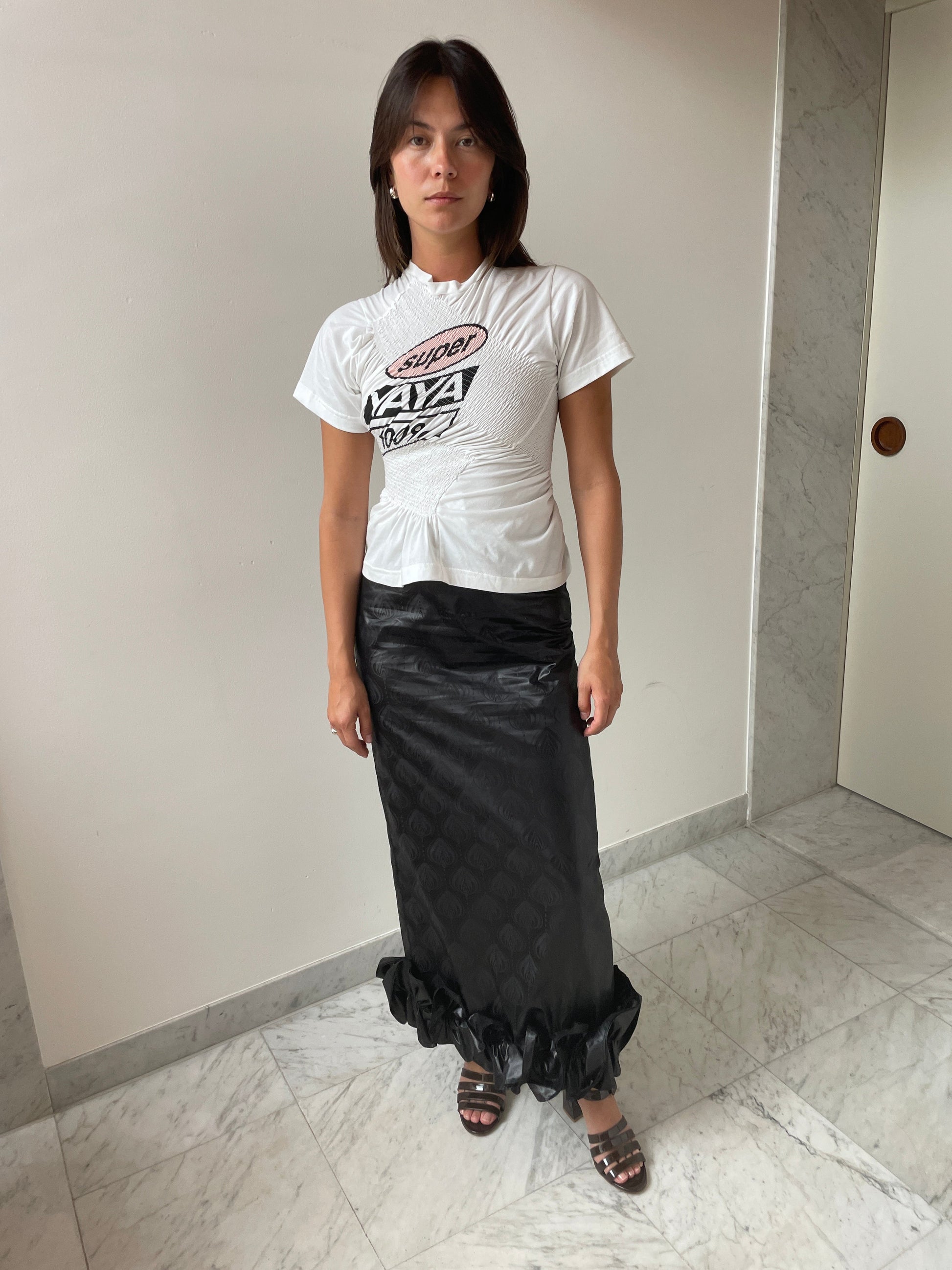 T-Shirt SYY Twist, White SUPER YAYA