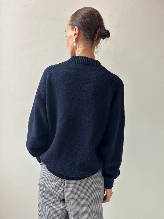 Soar Sweater, Navy BASERANGE