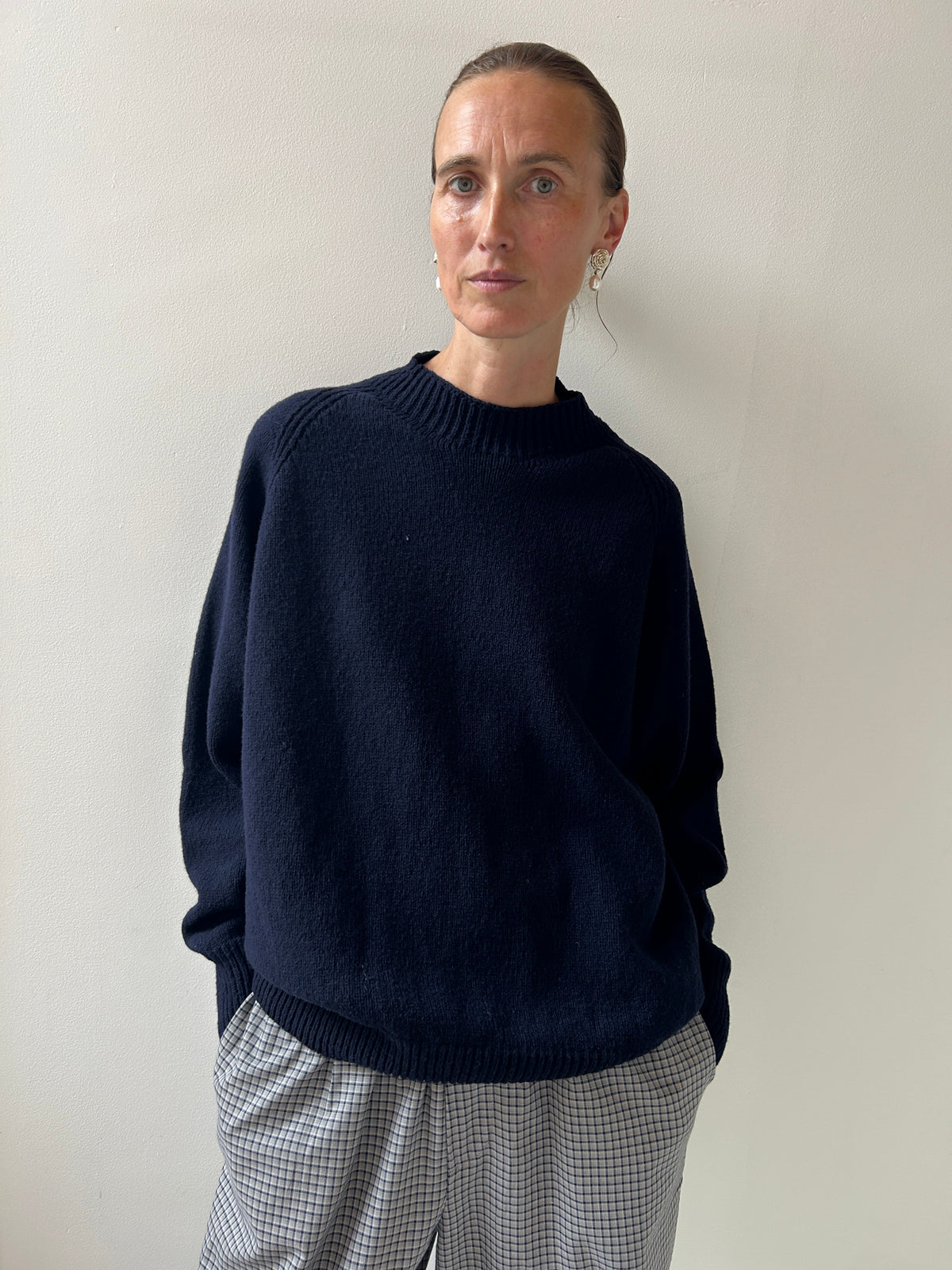 Soar Sweater, Navy BASERANGE