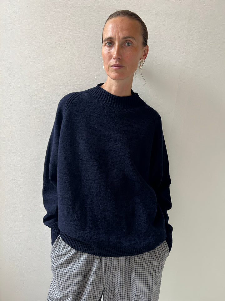 Soar Sweater, Navy BASERANGE