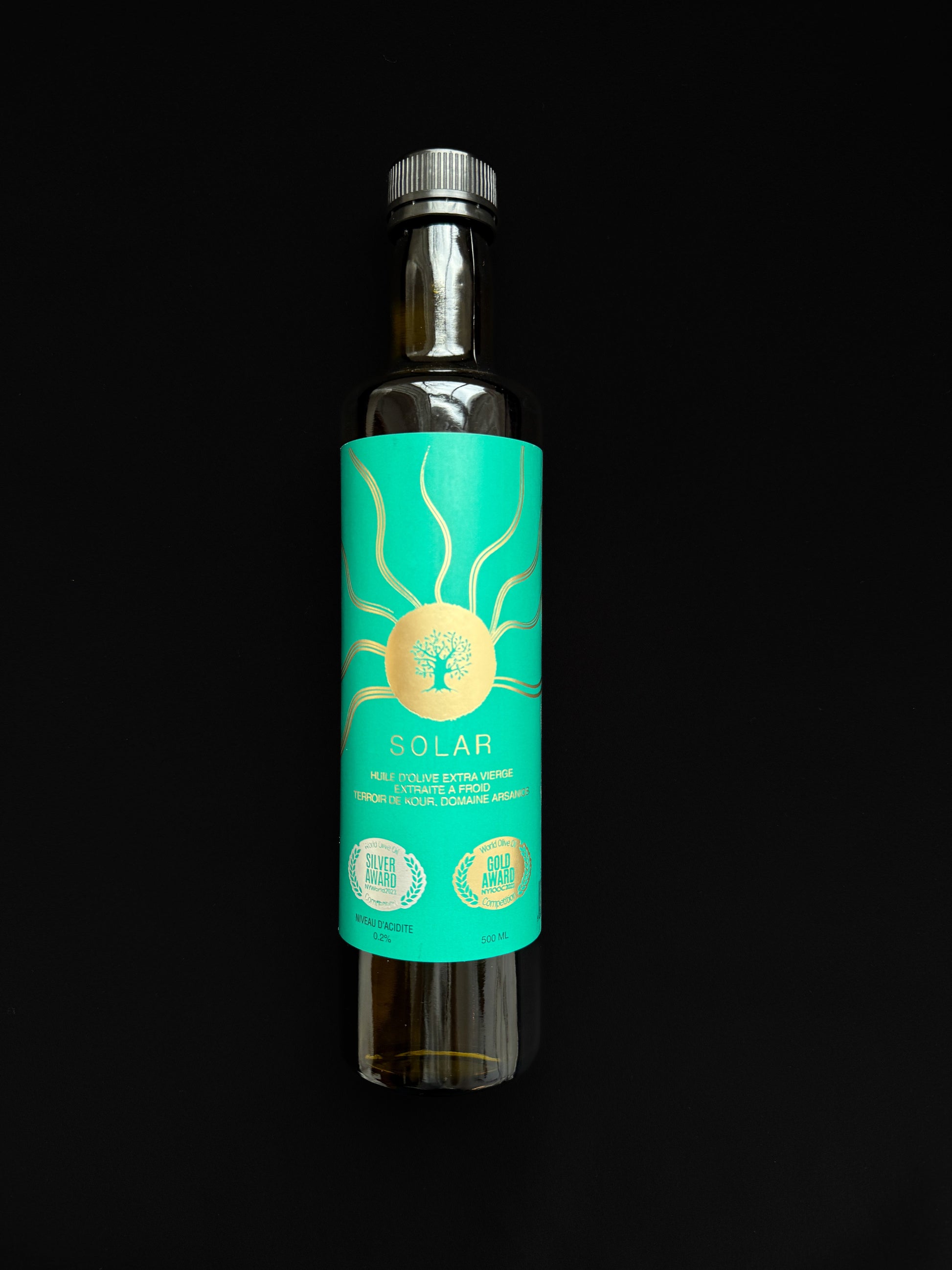 Certified Organic Extra Virgin Olive Oil SOLAR