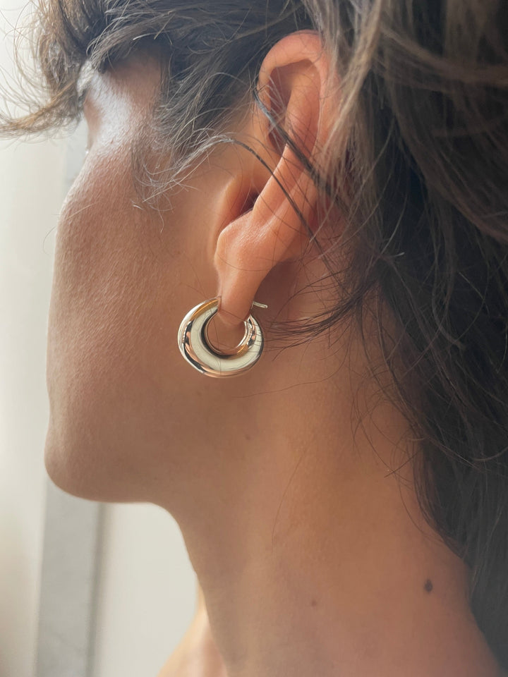 Discus Hoops, Sterling Silver SOPHIE BUHAI