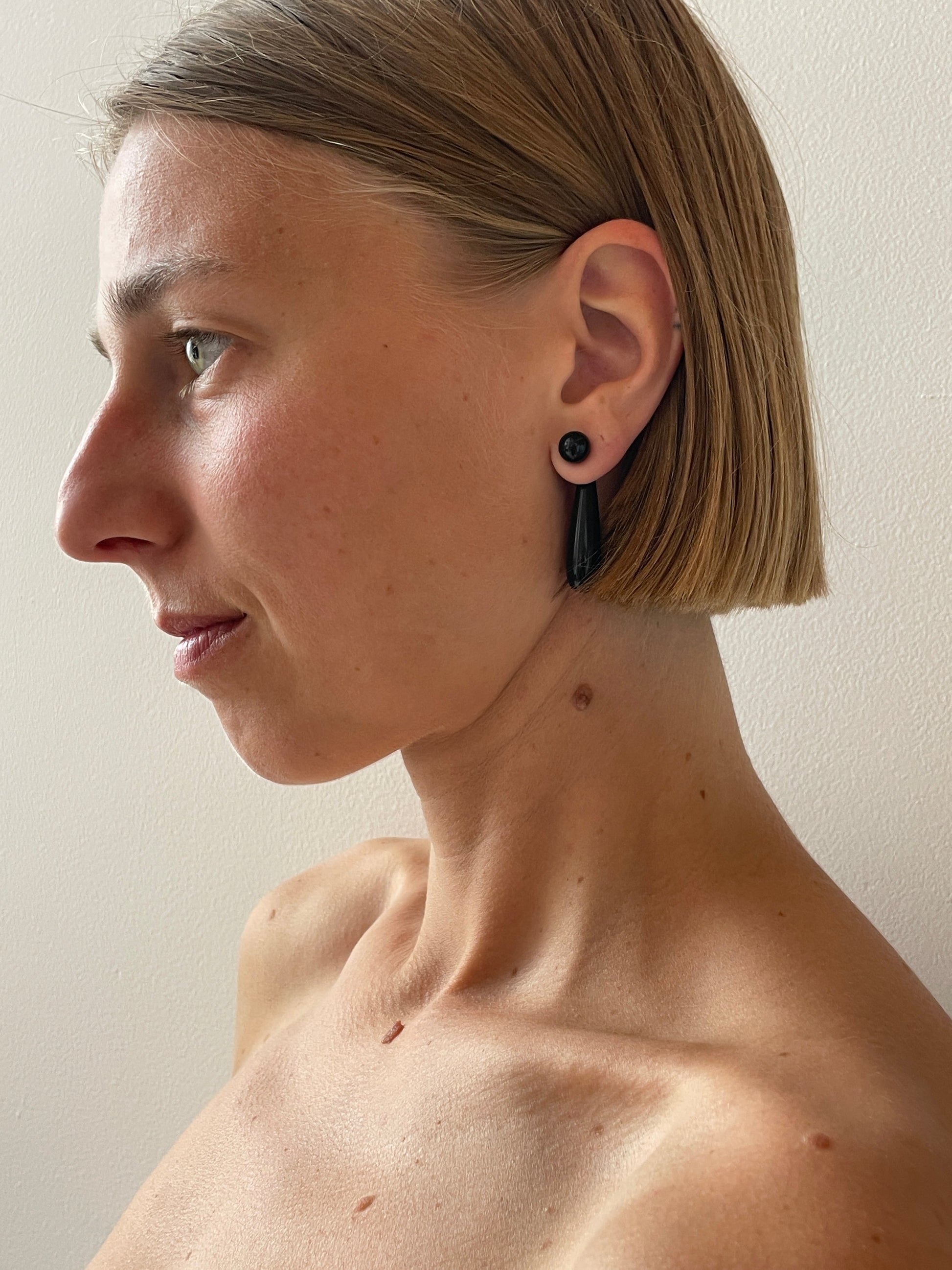 Small Angelika Earrings, Onyx SOPHIE BUHAI