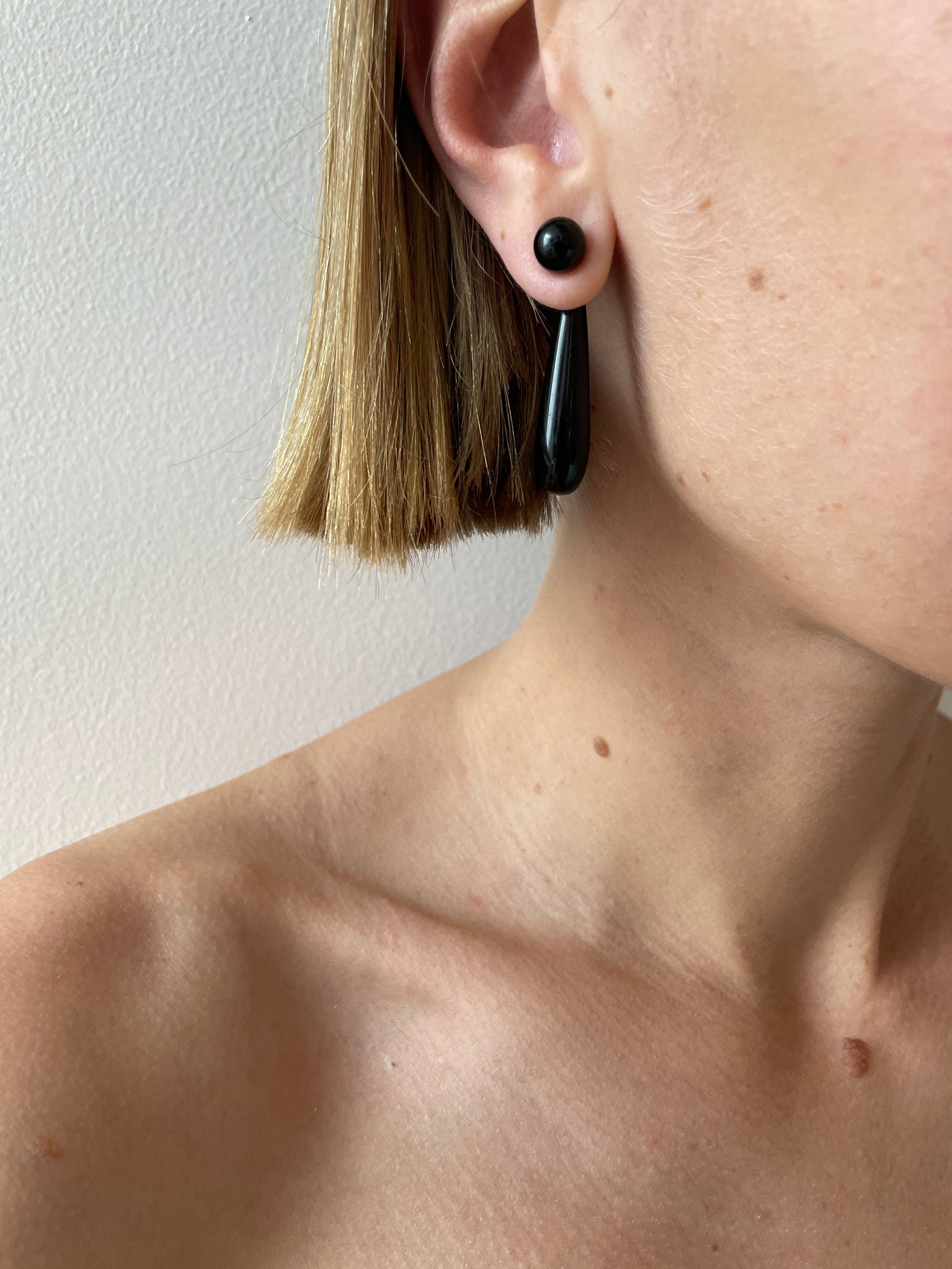 Small Angelika Earrings, Onyx SOPHIE BUHAI