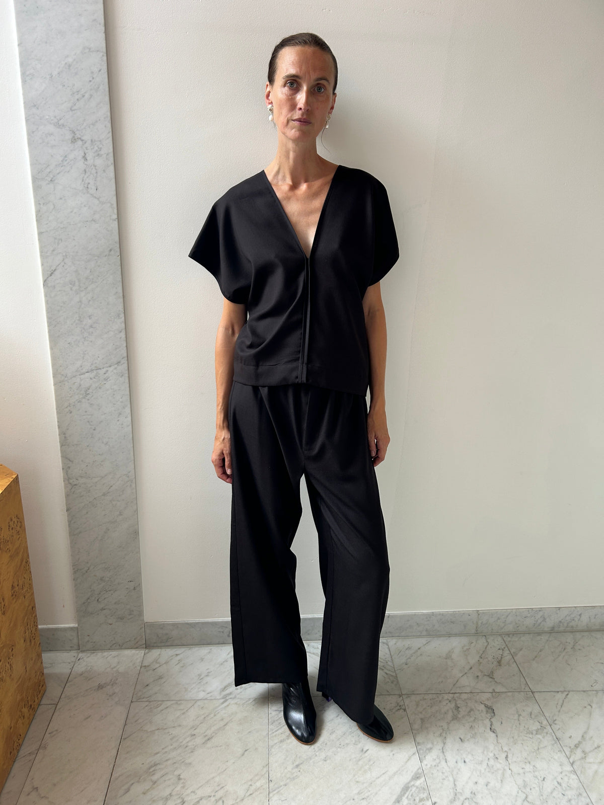 Stoa Pants, Brown Black BASERANGE