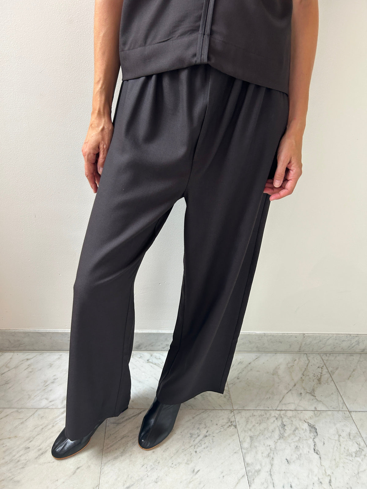 Stoa Pants, Brown Black BASERANGE
