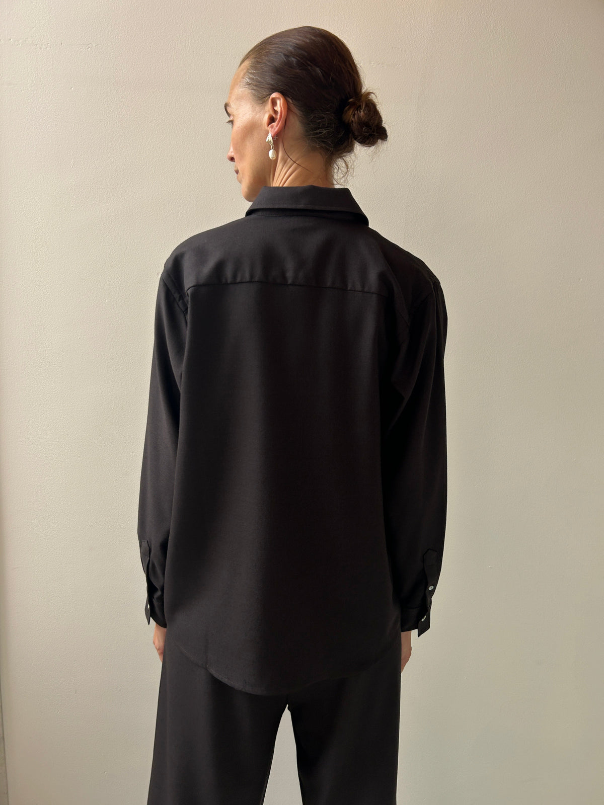 Stoa Shirt, Brown Black BASERANGE