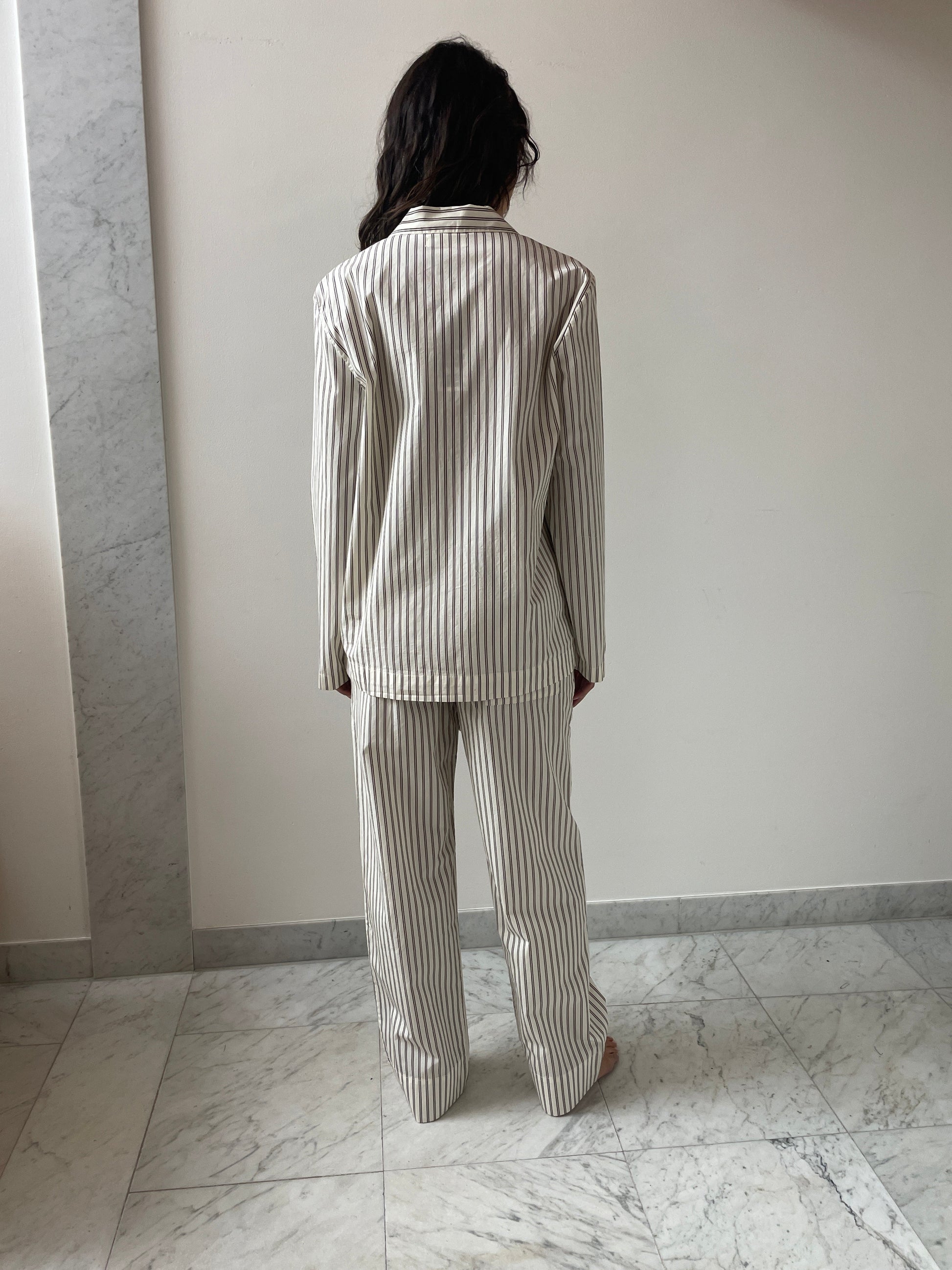 Pyjama Shirt, Hopper Stripes TEKLA
