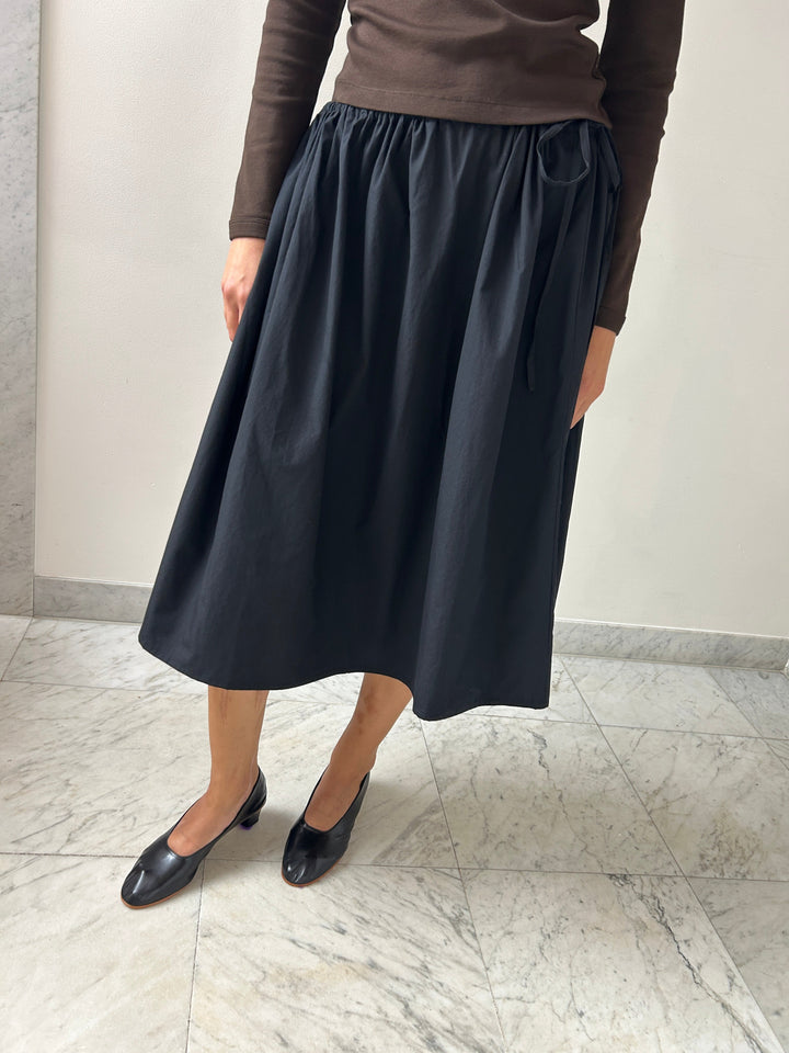 Tie Skirt, Black Brooke Callahan