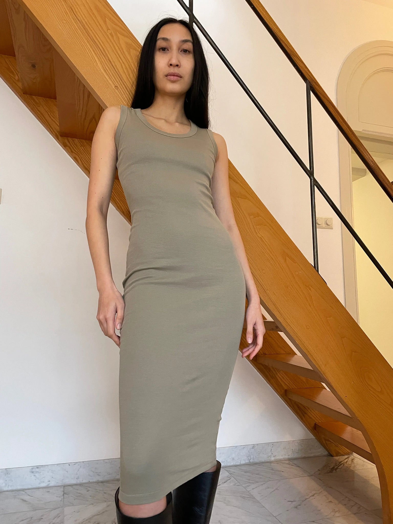 Joline Dress, Taupe FLORE FLORE