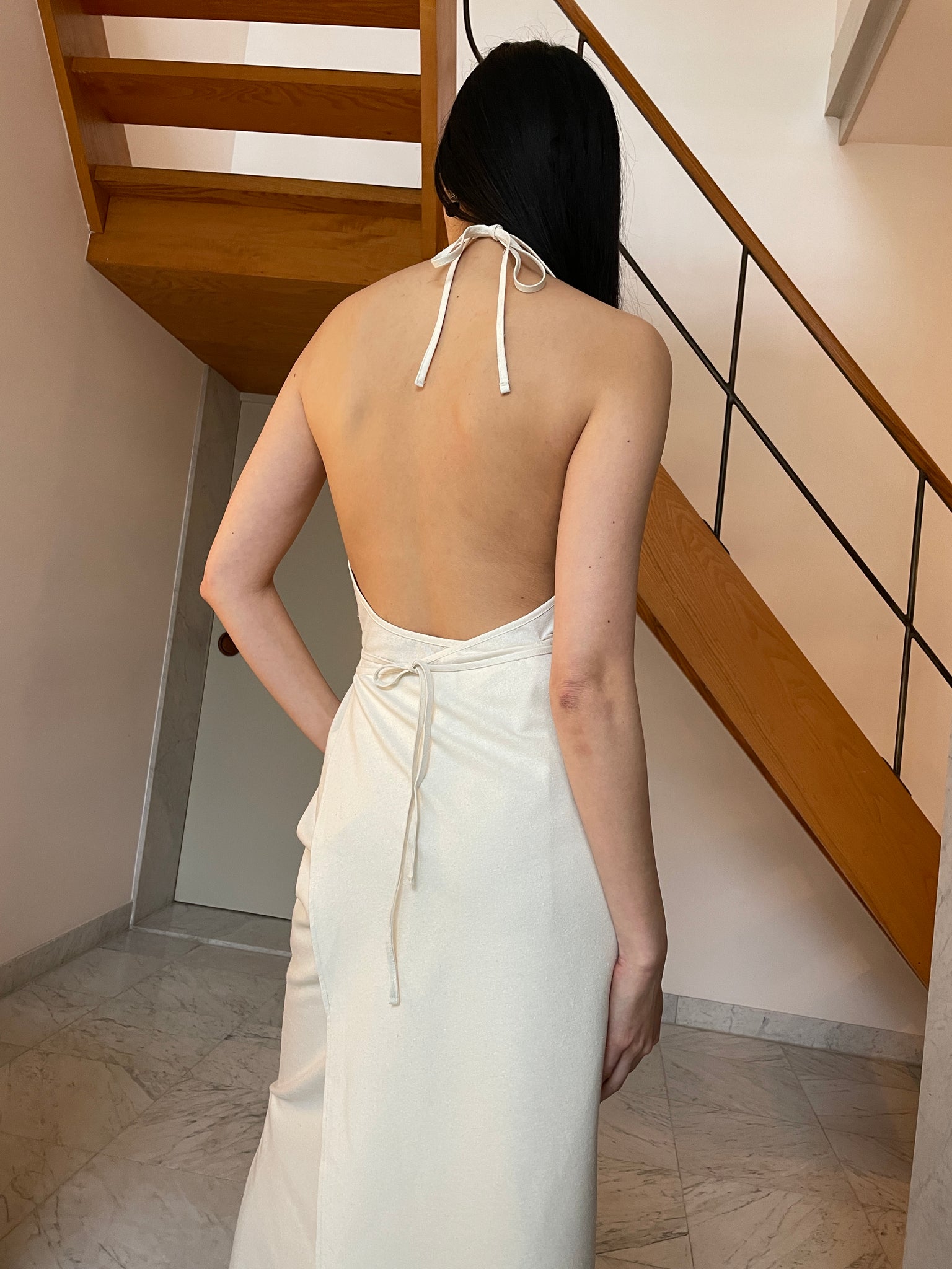 Apron Dress, Off White