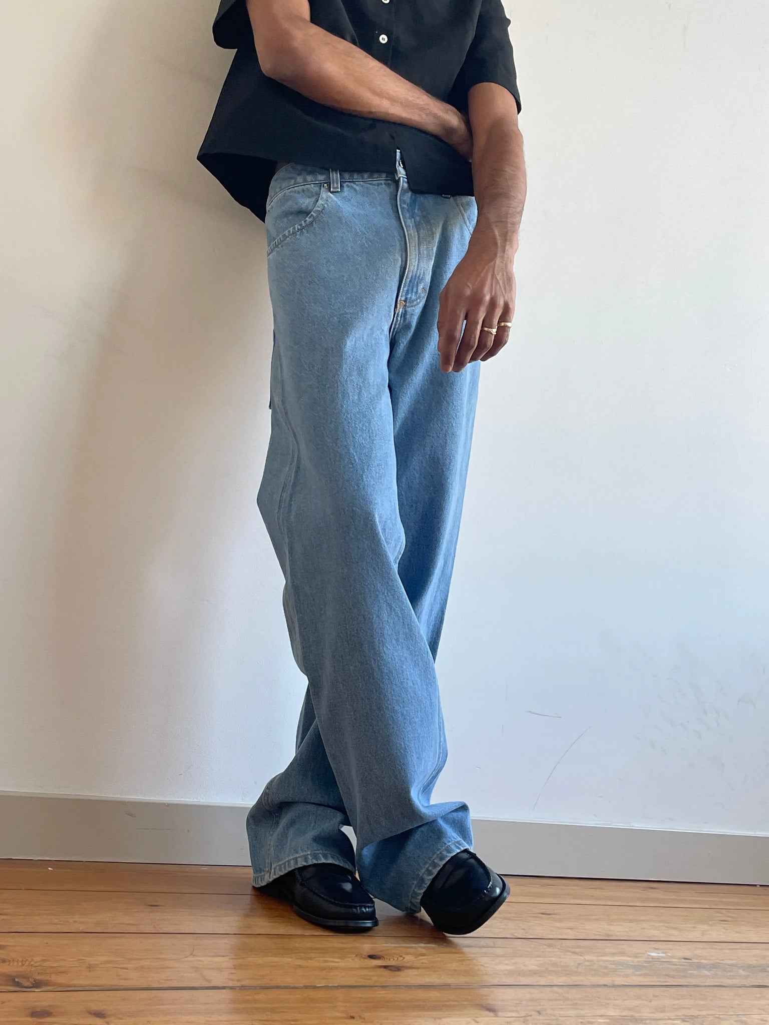 Wide Leg Jean, True Blue ECKHAUS LATTA