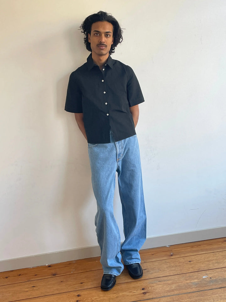 Wide Leg Jean, True Blue ECKHAUS LATTA